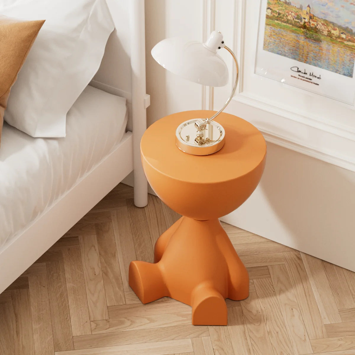 Movable Coffee Side Table Minimalist Sofa Small Living Room Small Spaces Bedroom Creative Tea Table Innovative Tatami End Table