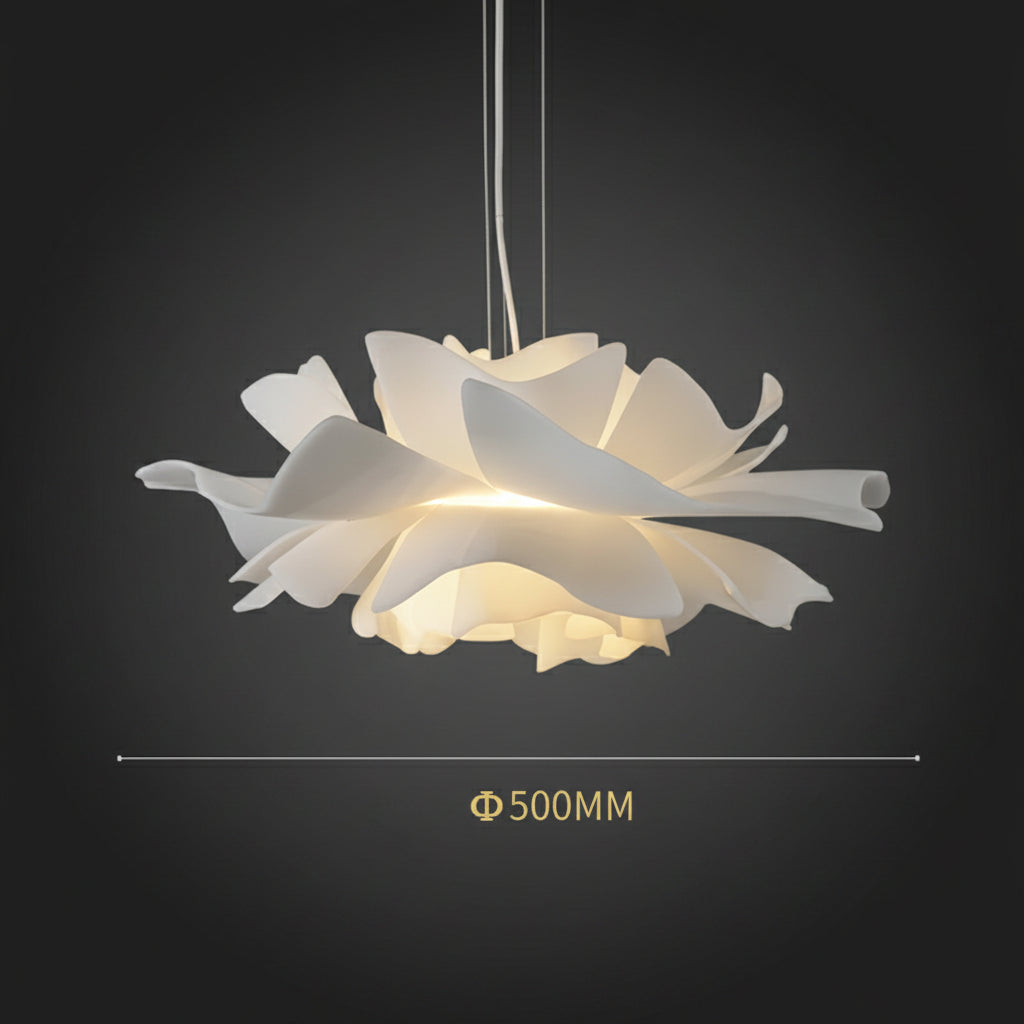 Scandinavia Flower Suspension Acrylic Pendant Lamp Ceiling Chandelier Hanging Light for Kitchen Living Room Bedroom