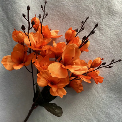 Artificial Flower Bundle Autumn Magnolia Home Outdoor Garden Decoration Floor Decoration Cloth Magnolia Wedding Decoration