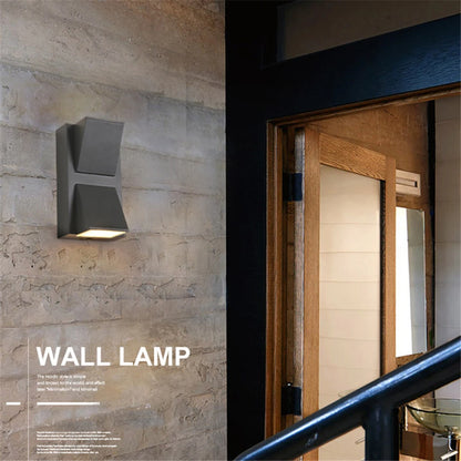 Luxury LED Wall Lamp Modern Up Down Wall Sconce Black Waterproof Aluminum Light Fixture Indoor Outdoor Bedroom Living Room Hallway Hotel Decor-5W 10W LED Wall Lamp Waterproof IP65 Outdoor Wall Light Sconce Balcony Garden Decoration Lighting Lamp