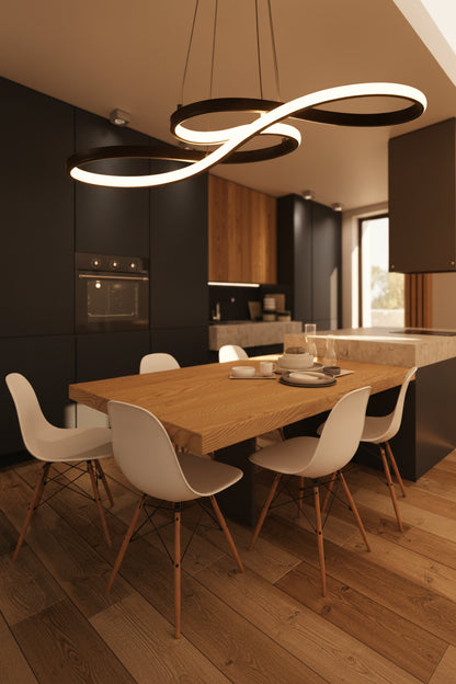 Modern Kitchen Island Pendant Lights Bar Table Dining Room Decor Hanging Lights Remote Dimming Kitchen Led Cord Pendant Lamp