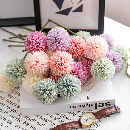 3/5Pcs Hydrangea Artificial Flowers Bouquet For Home Bedroom Decor Wedding Decoration Craft Vases Flower Arrangement Accessories