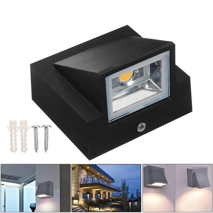 Luxury LED Wall Lamp Modern Up Down Wall Sconce Black Waterproof Aluminum Light Fixture Indoor Outdoor Bedroom Living Room Hallway Hotel Decor-5W 10W LED Wall Lamp Waterproof IP65 Outdoor Wall Light Sconce Balcony Garden Decoration Lighting Lamp