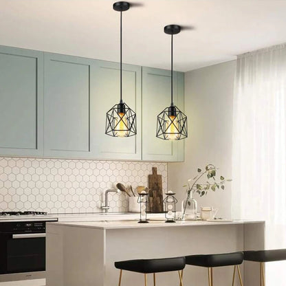 Nordic modern minimalist E27 pendant light for dining room, kitchen, bar counter, hallway, bathroom, bedroom, and bedside