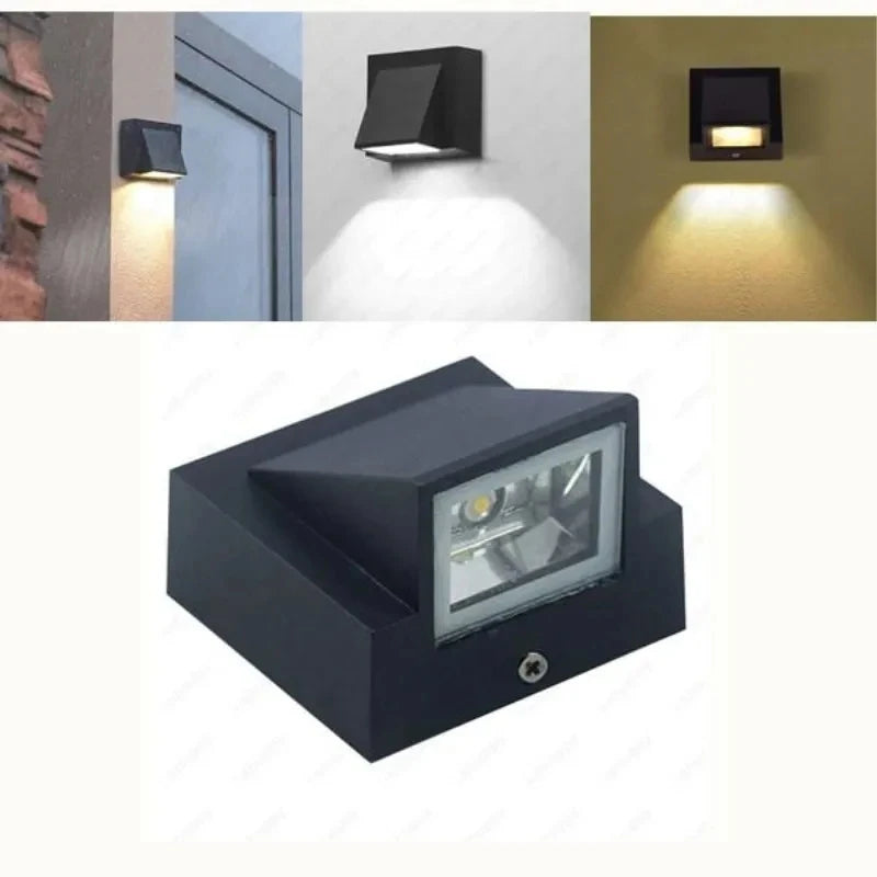 Luxury LED Wall Lamp Modern Up Down Wall Sconce Black Waterproof Aluminum Light Fixture Indoor Outdoor Bedroom Living Room Hallway Hotel Decor-5W 10W LED Wall Lamp Waterproof IP65 Outdoor Wall Light Sconce Balcony Garden Decoration Lighting Lamp