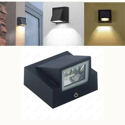 Luxury LED Wall Lamp Modern Up Down Wall Sconce Black Waterproof Aluminum Light Fixture Indoor Outdoor Bedroom Living Room Hallway Hotel Decor-5W 10W LED Wall Lamp Waterproof IP65 Outdoor Wall Light Sconce Balcony Garden Decoration Lighting Lamp