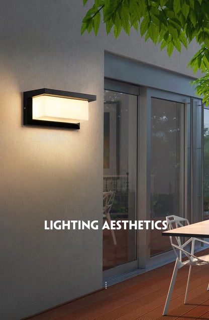 Motion Sensor Outdoor Wall Light LED Security Light Radar Sensor Waterproof IP65 Exterior Wall Sconce Porch Light Patio Light Garden Light Garage Light Front Door Light 20W AC 85-265V Auto On Off Dusk to Dawn