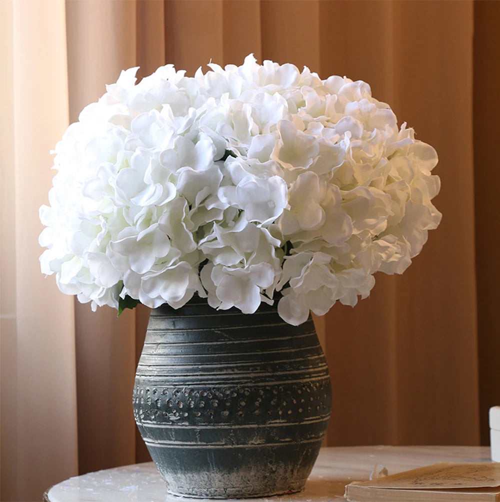1 bouquet Artificial Silk Peony Hydrangea Flower Home Wedding Party Birthday New Year Valentines Day Floral Decor