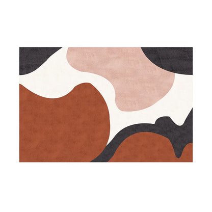 Modern Abstraction Carpets for Living Room Nordic Bedroom Decor Plush Carpet Home Art Floor Mat Large Area Thicken Non-slip Rug