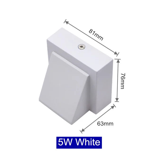 Luxury LED Wall Lamp Modern Up Down Wall Sconce Black Waterproof Aluminum Light Fixture Indoor Outdoor Bedroom Living Room Hallway Hotel Decor-5W 10W LED Wall Lamp Waterproof IP65 Outdoor Wall Light Sconce Balcony Garden Decoration Lighting Lamp