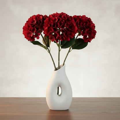1 bouquet Artificial Silk Peony Hydrangea Flower Home Wedding Party Birthday New Year Valentines Day Floral Decor
