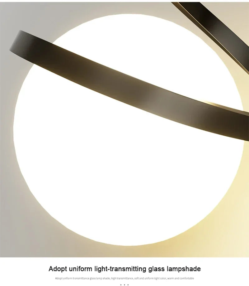 Nordic LED Pendant Light Bedroom bedside hanging line light For Living Home Decoration Dining Table Hanging Lamp Indoor lighting
