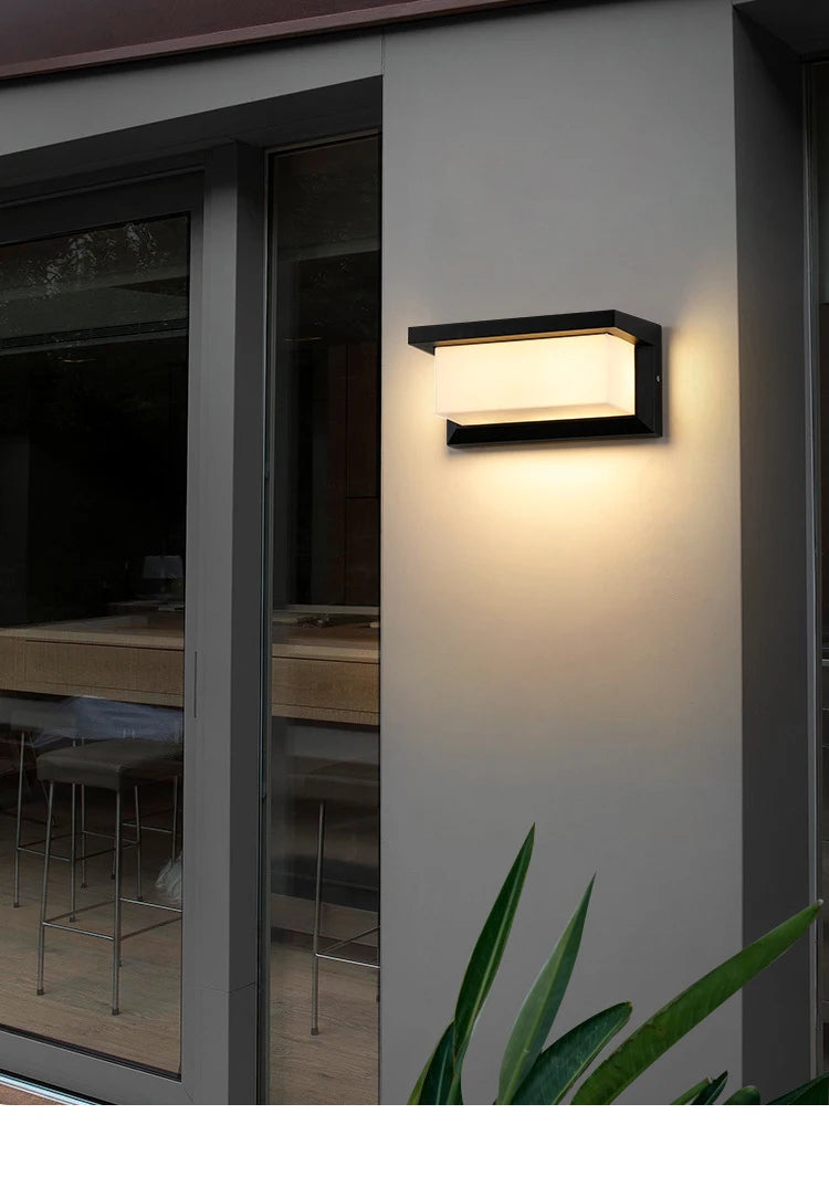 Motion Sensor Outdoor Wall Light LED Security Light Radar Sensor Waterproof IP65 Exterior Wall Sconce Porch Light Patio Light Garden Light Garage Light Front Door Light 20W AC 85-265V Auto On Off Dusk to Dawn