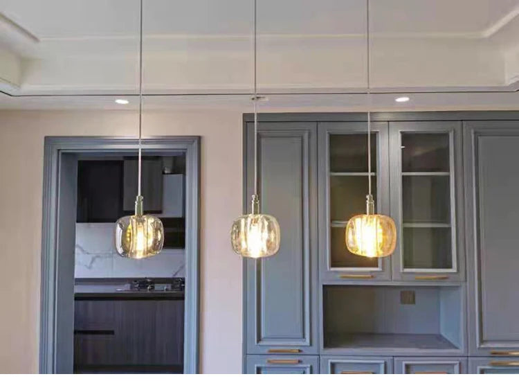 Modern Nordic LED Crystal Chandelier Luxury Pendant Light For Living Room Bedroom Dining Room Attic Kitchen Home Lustre Lamp