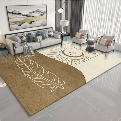 Modern grey  carpets are, suitable for home decoration in living rooms and bedrooms