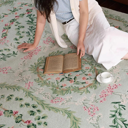 Nordic-style water-absorbing and anti-fading carpets are used for home decoration of sofas, bedrooms and living rooms