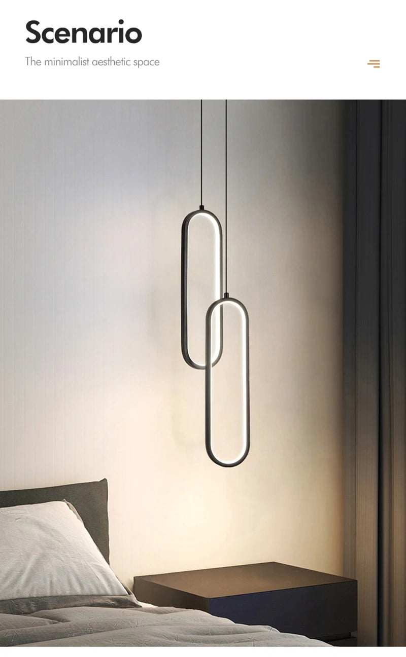 Nordic Pendant Light Hanging Lamps For Interior Lighting Fixture Living Bedroom Dining Table Home Decoration Pendant Lamp
