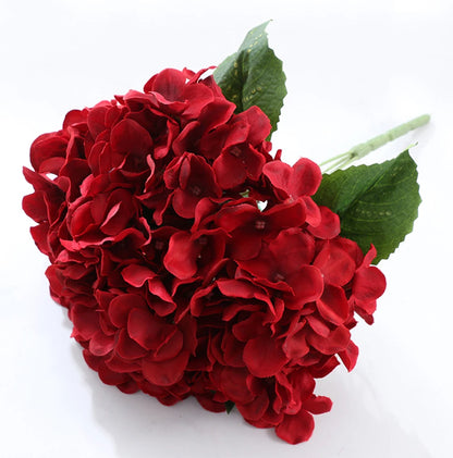 1 bouquet Artificial Silk Peony Hydrangea Flower Home Wedding Party Birthday New Year Valentines Day Floral Decor