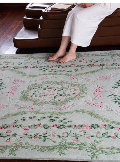 Nordic-style water-absorbing and anti-fading carpets are used for home decoration of sofas, bedrooms and living rooms