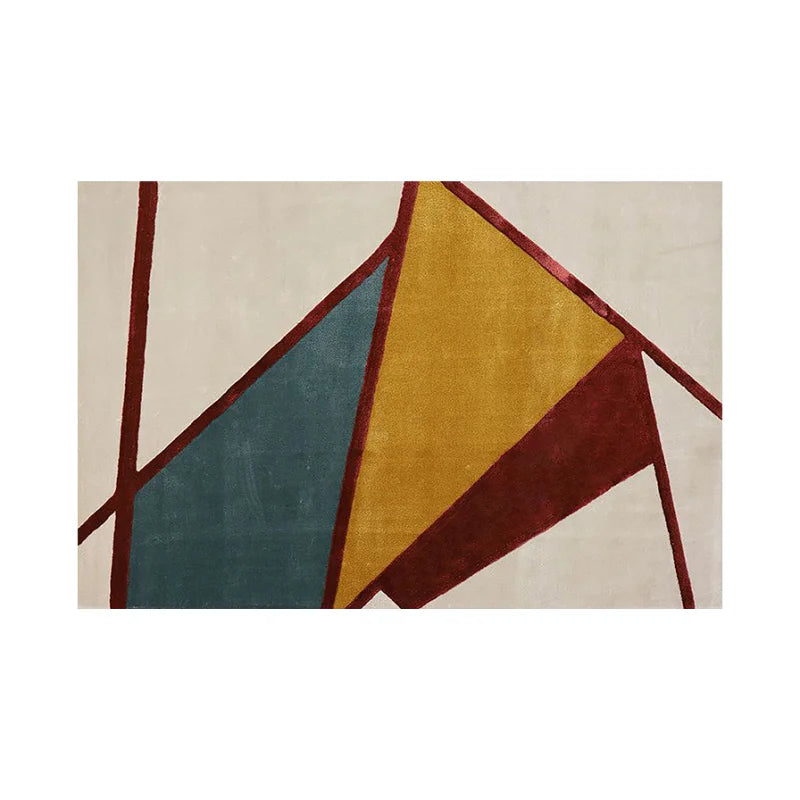 Modern Abstraction Carpets for Living Room Nordic Bedroom Decor Plush Carpet Home Art Floor Mat Large Area Thicken Non-slip Rug