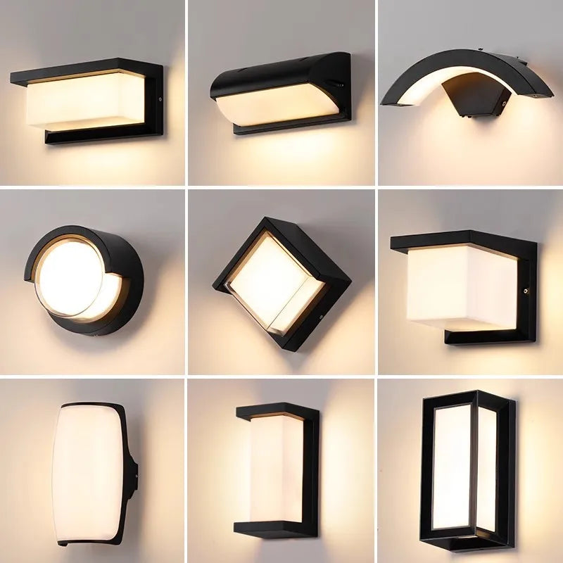 Motion Sensor Outdoor Wall Light LED Security Light Radar Sensor Waterproof IP65 Exterior Wall Sconce Porch Light Patio Light Garden Light Garage Light Front Door Light 20W AC 85-265V Auto On Off Dusk to Dawn