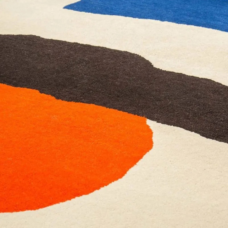 Modern Abstraction Carpets for Living Room Nordic Bedroom Decor Plush Carpet Home Art Floor Mat Large Area Thicken Non-slip Rug