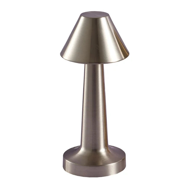 Retro Table Lamp Metal Touch Decor for Bar Coffee Restaurant Decoration Light Desk LED Rechargeable Night Light Bedroom Decor