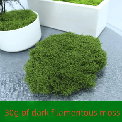 30/50/100G Green Artificial Plants Moss Grass for Home Room Decor Garden Decoration Mini Landscape Fake Flower Crafts Ornament
