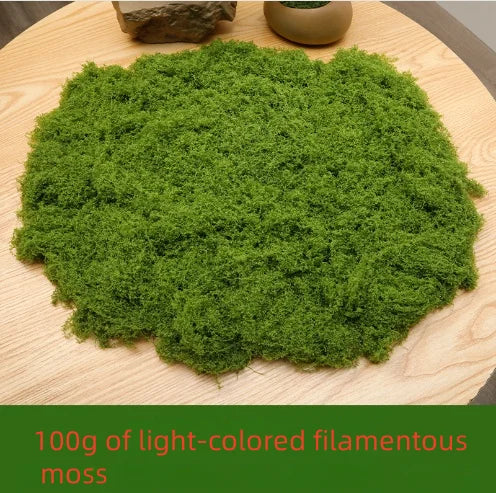 30/50/100G Green Artificial Plants Moss Grass for Home Room Decor Garden Decoration Mini Landscape Fake Flower Crafts Ornament
