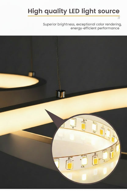 Modern Kitchen Island Pendant Lights Bar Table Dining Room Decor Hanging Lights Remote Dimming Kitchen Led Cord Pendant Lamp
