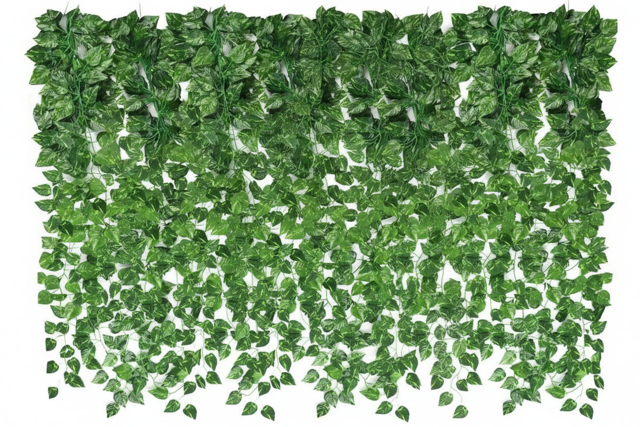 4/10M Artificial Plant Green Ivy Leaf Garland Fake Plant Creeper Hanging Vine Outdoor DIY Garden Wall Wedding Party Home Decor