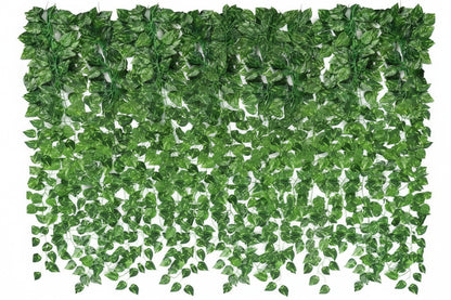 4/10M Artificial Plant Green Ivy Leaf Garland Fake Plant Creeper Hanging Vine Outdoor DIY Garden Wall Wedding Party Home Decor