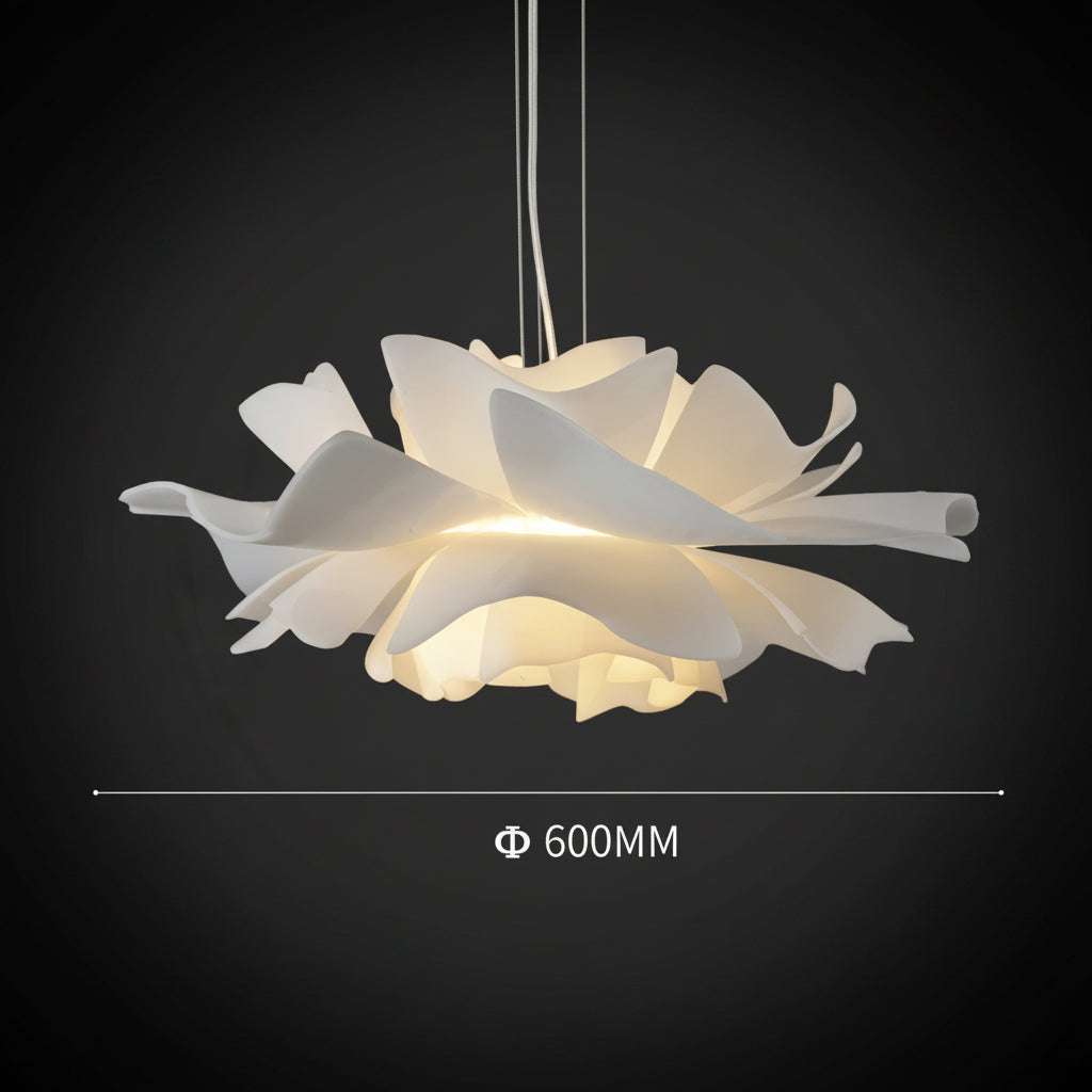 Scandinavia Flower Suspension Acrylic Pendant Lamp Ceiling Chandelier Hanging Light for Kitchen Living Room Bedroom