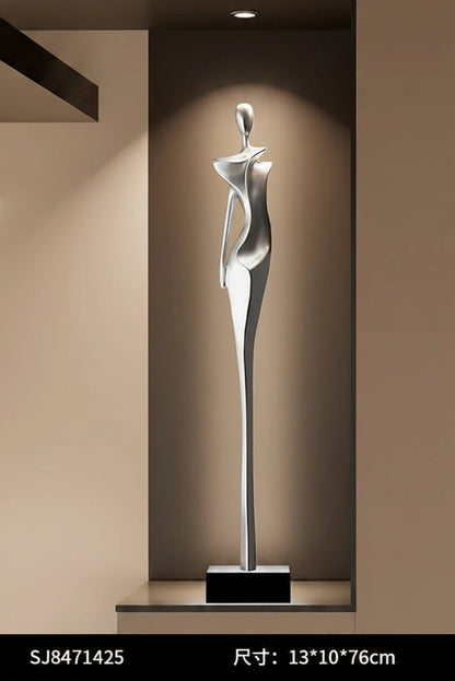 Home Decor Luxury Figure Abstract Art Sculpture Decorations,Vertical High Living Room Entrance,Hotel Statue Decoration Resin