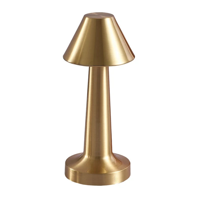 Retro Table Lamp Metal Touch Decor for Bar Coffee Restaurant Decoration Light Desk LED Rechargeable Night Light Bedroom Decor