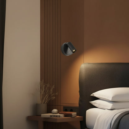 Luxury Modern LED Wall Sconce Magnetic Base Adjustable Rotatable Spotlight for Bedroom Bedside Reading Light Living Room Accent Cabinet Closet Table Lamp Warm White USB Rechargeable wireless Battery Operated Touch Dimmable Home Décor Night Light