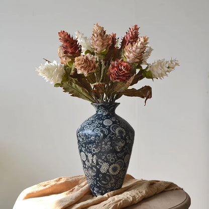 60CM Artificial Flower European Retro Home Decor Living Room Flower Arrangement Wedding Photography Prop Pineapple Flower