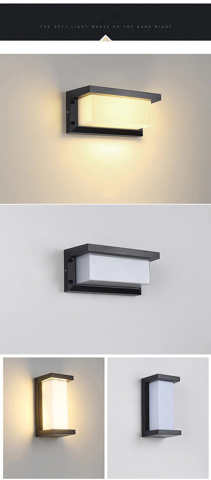 Motion Sensor Outdoor Wall Light LED Security Light Radar Sensor Waterproof IP65 Exterior Wall Sconce Porch Light Patio Light Garden Light Garage Light Front Door Light 20W AC 85-265V Auto On Off Dusk to Dawn