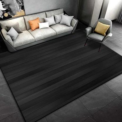 Black Cartoon Area Rug,Carpet Rug for Living Room Bedroom Sofa Doormat Decoration, Kids Play Non-slip Floor Play Mat  Ковер Gift