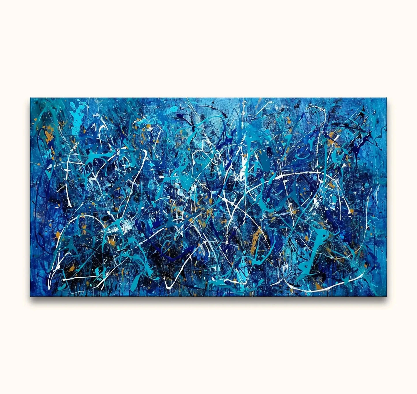Copy Pollock OIl Paintings Hand-painted Abstract Pictures Paintings On Canvas Large Bedroom Decoration Wall Art Unframed