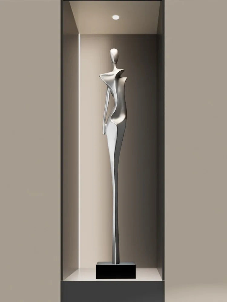 Home Decor Luxury Figure Abstract Art Sculpture Decorations,Vertical High Living Room Entrance,Hotel Statue Decoration Resin