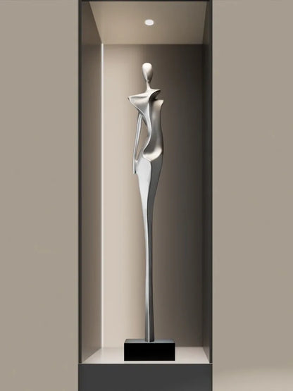 Home Decor Luxury Figure Abstract Art Sculpture Decorations,Vertical High Living Room Entrance,Hotel Statue Decoration Resin