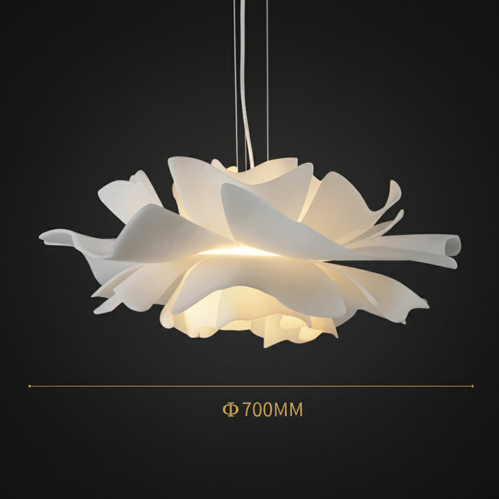 Scandinavia Flower Suspension Acrylic Pendant Lamp Ceiling Chandelier Hanging Light for Kitchen Living Room Bedroom