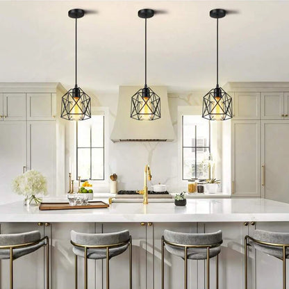Nordic modern minimalist E27 pendant light for dining room, kitchen, bar counter, hallway, bathroom, bedroom, and bedside