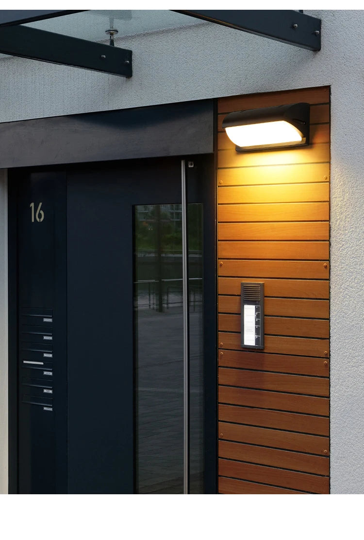 Motion Sensor Outdoor Wall Light LED Security Light Radar Sensor Waterproof IP65 Exterior Wall Sconce Porch Light Patio Light Garden Light Garage Light Front Door Light 20W AC 85-265V Auto On Off Dusk to Dawn