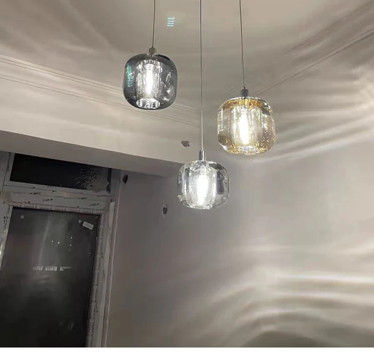 Modern Nordic LED Crystal Chandelier Luxury Pendant Light For Living Room Bedroom Dining Room Attic Kitchen Home Lustre Lamp