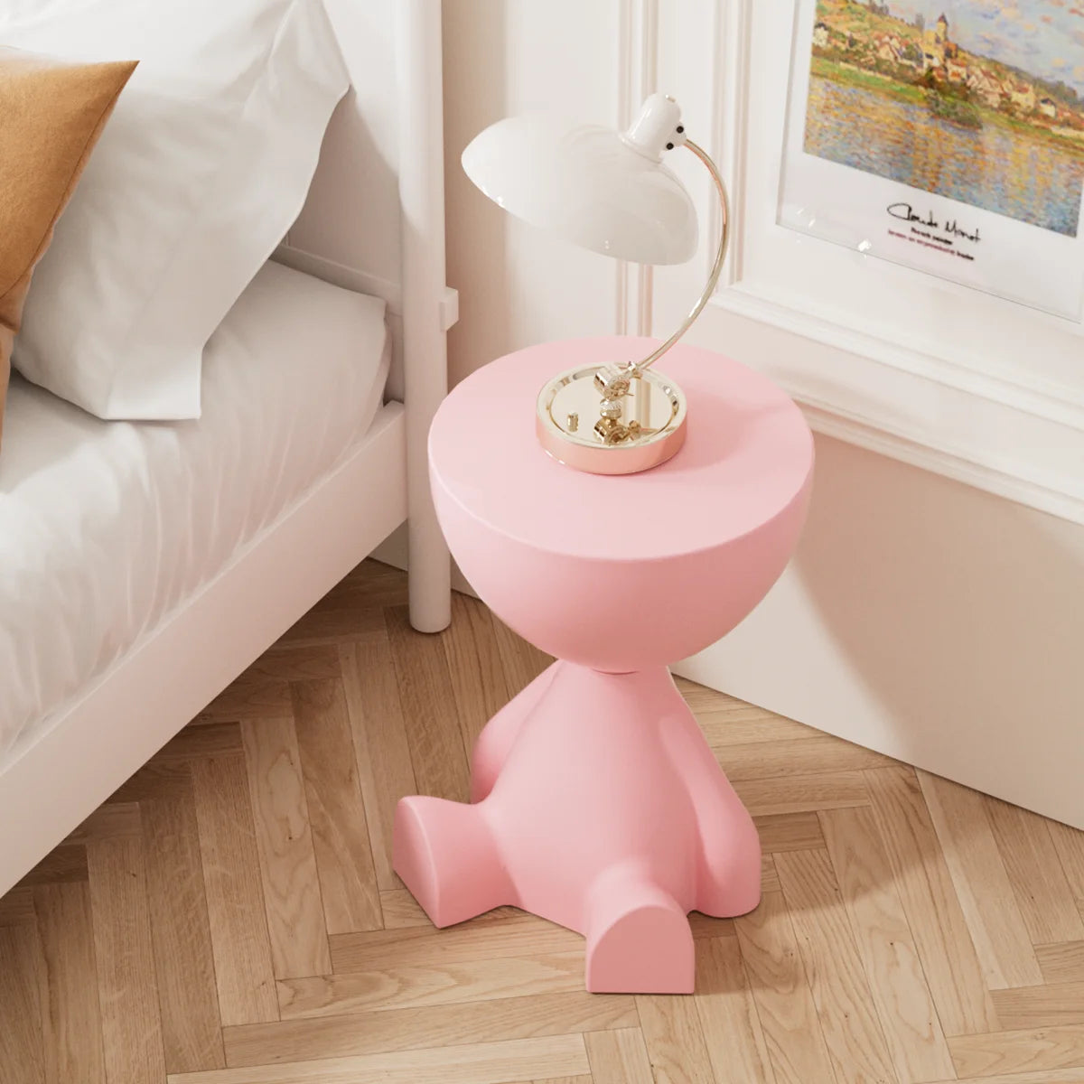 Movable Coffee Side Table Minimalist Sofa Small Living Room Small Spaces Bedroom Creative Tea Table Innovative Tatami End Table