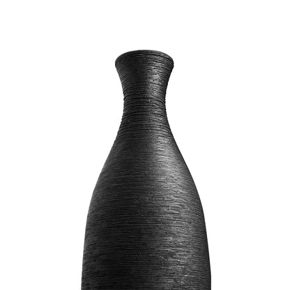 【Lifeideas】Nordic minimalist living room ceramic Morandi brushed dried flower decoration vase