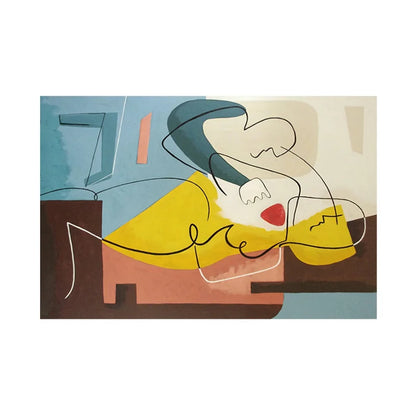 Modern Abstraction Carpets for Living Room Nordic Bedroom Decor Plush Carpet Home Art Floor Mat Large Area Thicken Non-slip Rug