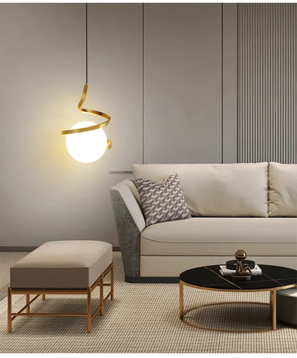 Nordic LED Pendant Light Bedroom bedside hanging line light For Living Home Decoration Dining Table Hanging Lamp Indoor lighting